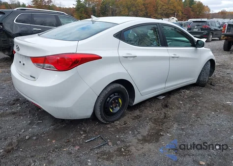2013 Hyundai Elantra Limited z USA, uszkodzony, nr VIN 5NPDH4AEXDH266579